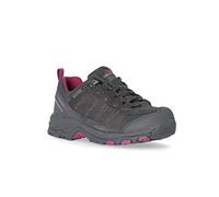 Trespass Women's Low Cut Walking Shoes Scree B, Waterproof Breathable, Grip Soles, Lace Up, Cap Toe, Adult Women's Size
