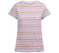 Trespass Women's Michaela Striped T-Shirt - White/Multicoloured - L - White/Multicoloured - 60% Cotton/40% Polyester