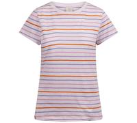 Trespass Women's Michaela Striped T-Shirt - White/Multicoloured - S - White/Multicoloured - 60% Cotton/40% Polyester