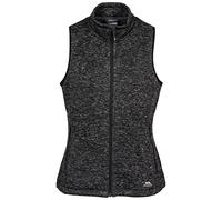 Trespass Women's Mildred Warm Fleece Gilet 3200gsm, Black Marl, 18 UK