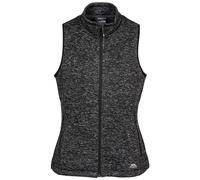 Trespass Women's Mildred Warm Fleece Gilet 3200gsm, Black Marl, 6 UK