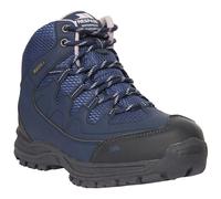 Trespass Women's Mitzi Waterproof Walking Boots - Navy - 8 UK - Navy - 50% Rubber/50% PU