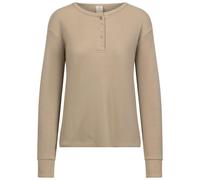 Trespass Womens Morvenna Long-Sleeved Top - Soft Stone - XL - Soft Stone - 60% Cotton/40% Polyester