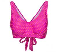 Trespass Womens Natalia Tie Back Printed Summer Bikini Top - Purple - Size Medium