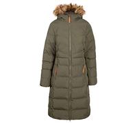 (16, Dark Vine) Trespass Womens Padded Jacket Longer Length Audrey