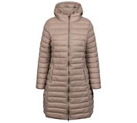 Trespass Women's Casual Jacket Dorothea - Padded, Fake Down Touch, Stitched Baffles, 2 Zip Pockets, Inner Storm Flap, 2 Way Zip, Adjustable Hood, Flat Cuff, Longer Length