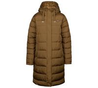 Trespass Womens Padded Jacket Leyla - Autumn Winter Jacket for Women, Long Length Maxi, Hooded Padded Coat, Longline Jacket with Stitched Baffles, Ladies Pongee Fabric Jacket