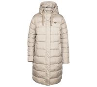 Trespass Womens Padded Jacket Leyla - Autumn Winter Jacket for Women, Long Length Maxi, Hooded Padded Coat, Longline Jacket with Stitched Baffles, Ladies Pongee Fabric Jacket