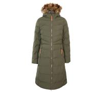 Trespass Womens Padded Jacket Long Length Audrey X Dark Vine in Size - 8