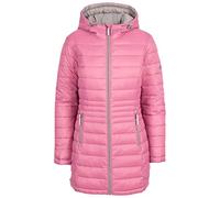 Trespass Womens Padded Jacket Mavis - Women's Longer Length Puffer Jacket with Hood, Reversible Padded Jacket for Ladies, Outdoor Walking Coat with Pockets