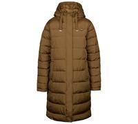 Trespass Womens Padded Jacket Leyla - Autumn Winter Jacket for Women, Long Length Maxi, Hooded Padded Coat, Longline Jacket with Stitched Baffles, Ladies Pongee Fabric Jacket