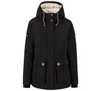 Trespass Womens Padded Rain Jacket Token Black in Size - 12