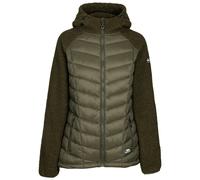 Trespass Womens Padded Sherpa Jacket with Grown On Hood and 2 Pockets Wando