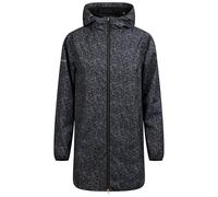 Trespass Womens Parched Hooded Long Waterproof Jacket - Black Print - L