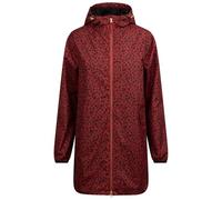 Trespass Womens Parched Hooded Long Waterproof Jacket - Burnt Sienna Print - XL