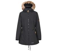 Trespass Women's Celebrity Warm Waterproof Jacket With Removable Hood, Black, M UK