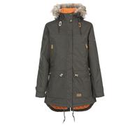 Trespass Womens Parka Waterproof Longer Length Quilted Trim - Clea