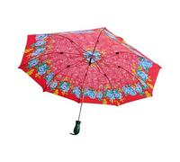 Trespass Women's Peace Floral Folding Umbrella in Red Trespass Red