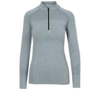 Trespass Women's Pelina Half Zip Long-Sleeved Active Top in Teal | Size: 2XL Trespass Teal 2XL