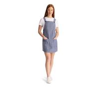 Trespass Women's Pinafore Dress Twirl - Button Fastening Straps, Button Fastened Sides, 2 Front Patch Pockets, Woven, 100% Cotton Navy Chambray