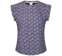 Trespass Womens Printed Jersey Top Salma Navy Print in Size - 14