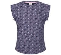 Trespass Womens Printed Jersey Top Short Ruffle Frill Sleeve T-Shirt Salma