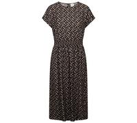 (10, Black Print) Trespass Womens Printed Round Neck Dress Susanne