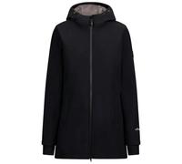 Trespass Womens Priya Long Length Soft Shell Jacket - Black - M - Black - 50% Nylon/50% Polyester