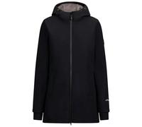 Trespass Womens Priya Long Length Soft Shell Jacket - Black - XL - Black - 50% Nylon/50% Polyester