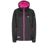 Trespass Women's Qikpac Packaway Waterproof Jacket - Black - S - Black - 50% Polyamide PU coating/50% Polyester