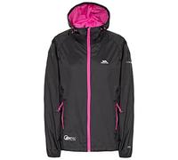 Trespass Women's Qikpac Waterproof Packaway Parka Jacket XS Black