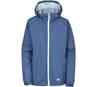 Trespass Womens Rain Jacket Tayah II - Waterproof Shell, Contrast Mesh Lining, Adjustable Hood, 2 Zip Pockets, Elasticated Cuffs, Hem Drawcord, Contrast Zip, Storm Flap