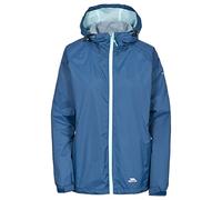 Trespass Womens Rain Jacket Tayah II - Waterproof Shell, Contrast Mesh Lining, Adjustable Hood, 2 Zip Pockets, Elasticated Cuffs, Hem Drawcord, Contrast Zip, Storm Flap