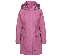 Trespass Women's Rainyday Waterproof Rain Jacket With Concealed Hood, mauve, XL UK