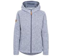 Trespass Women's Reserve Warm Microfleece Jacket With Hood 260gsm, Denim Blue, M UK