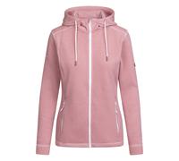 Trespass Women's Rootless Stripe Marl AT200 Fleece Jacket - Pink Haze - L - Pink Haze - 100% Polyester