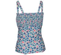 Trespass Womens Ruched Bust Swim Top Elastic Shoulder Strap Tankini Top Annabel