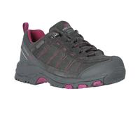 Trespass Women's Scree Suede Technical Trainers - Castle Grey - 4 UK - Castle Grey - 40% Rubber/30% PU/10% Mesh/10% Suede/10% Textile