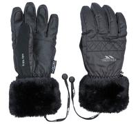 Trespass Womens Ski Gloves Faux Fur Cuff Lightly Padded Yanki