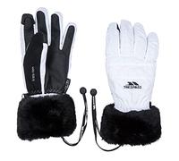 Trespass Womens Ski Gloves Faux Fur Cuff Lightly Padded Yanki