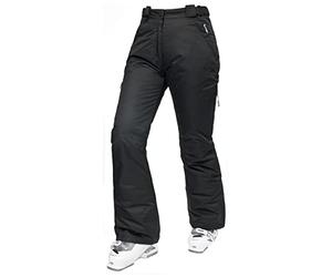 Trespass Womens Ski Pants Waterproof Padded Salopettes Snow Ski Lohan Black