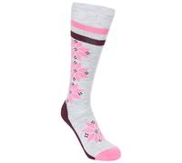 (3/6, Grey Melange) Trespass Womens Ski Socks Snowfall