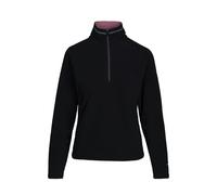 Trespass Women's Skylar Fleece Top - Black/Light Mulberry - S - Black/Light Mulberry - 100% Polyester