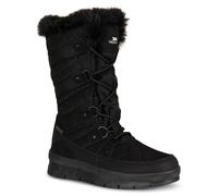 (8, Black) Trespass Womens Snow Boot Fleece Waterproof Evelyn