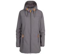 Trespass Womens Softshell Jacket Hooded Kristen Carbon in Size - 14