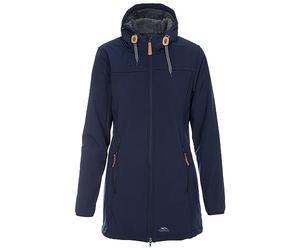 Trespass Womens Softshell Jacket Hooded Kristen Navy in Size - 8