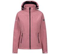 Trespass Womens Softshell Jacket Fryatt - Women's Water Repellent Jacket with Detachable Hood, Zip Up Outdoor Jacket, Ladies Hiking Walking Coat, Casual Outerwear