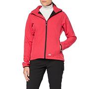 Trespass Ramona, Raspberry, XXS, Waterproof Softshell Jacket with Hood for Women, XX-Small / 2X-Small / 2XS, Pink
