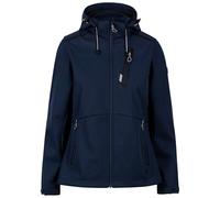 Trespass Womens Softshell Jacket With Zip Off Hood And Contrasting Colour Trims Neman