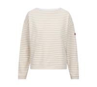 Trespass Women's Soothing Striped Marl Top in Light Stone | Size: Medium Trespass Light Stone M